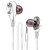 Unv 4Dbase Wired In Ear Earphone With Mic (White)