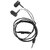 Unv Vnp Wired In Ear Earphone Black, Handsfree,  Earbuds With Mic  Button For Music  Call Control ,Compatible With All Smart Phones.