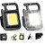 Kudos Rechargeable LED Keychain 3 Modes Flashlight with Bottle Opener - 8 cm (Black)