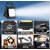 Kudos Rechargeable LED Keychain 3 Modes Flashlight with Bottle Opener - 8 cm (Black)