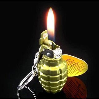 ANK Hub Premium Fancy Metal Body Heavy Lighter Pocket Lighter (Green)