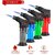 ANK Hub Refillable Jet Flame Torch Lighter Plastic Gas Lighter (Multicolor, Pack of 1)