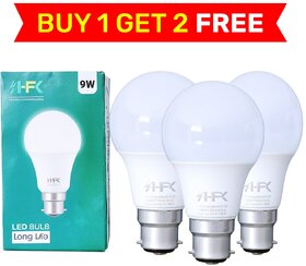Buy 1 Get 2 HFK 9 Watt HQ Led Bulb ( 1 Year Warranty ),