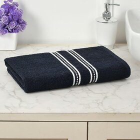 Quirky Home Plush Collection Unisex Towel, NAVY BLUE