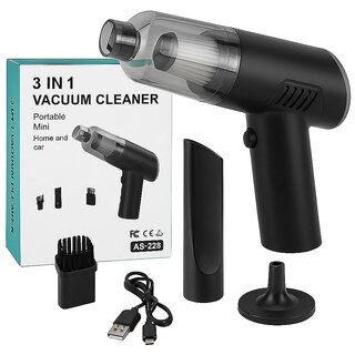Mini Portable Cordless Vacuum Cleaner for Car  Home, Compact Dust  Sofa Deep Cleaning Tool 3-in-1