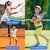 Tennis Trainer Rebound Ball Solo Training Equipment for Tennis & Cricket | Portable Self-Practice Rebounder Kit