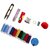Portable Travel Sewing Kits Box Blue/Red Needle Threads Diy Home Tools