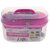 Portable Travel Sewing Kits Box Blue/Red Needle Threads Diy Home Tools