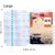 30 Piece-3 Different Sizes -10 Each|Book Biding Cover Waterproof |School Textbook Cut Self-Adhesive A4 Book Protective Case Cover Paper Sticker Book Film