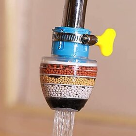 (Pack of 2) Green Whisper Tap Water Filter  Plastic Faucet & Shower Filter, Carbon Filter, Adjustable & Removable