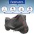 RiderRange  Grey  All-Weather Motorcycle Protection  Bike Scooter Scooty Cover  Compatible with Bajaj Pulsar NS400Z
