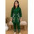 UFC Collection Women Dark Green Cotton Co-Ord Set  Stylish Comfortable Top & Bottom Lounge Wear