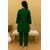 UFC Collection Women Dark Green Cotton Co-Ord Set  Stylish Comfortable Top & Bottom Lounge Wear