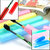 (Pack of 4) Plastic Toothbrush Covers  Anti-Bacterial Hygienic Multicolor Travel Storage Case