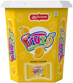 MyDreem Mango Fruzy Jelly  Sweet Fruity Snack for Kids and Adults  Party and Dessert Treat, 175 Pcs in Each Box