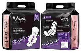 (Pack of 2)KSTAR Wommy Sanitary Pads XXL 320mm  (80 Pads) | Advanced Gel Technology | Ultra Soft, Leak-Proof | Day & Night Protection for Heavy Flow
