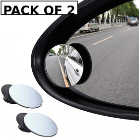 Shopkartz Blind Spot Mirror for Cars (Pack of 2)