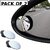 Shopkartz Blind Spot Mirror for Cars (Pack of 2)
