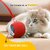 Interactive Smart Rolling LED Ball Toy for Cats, Automatic & USB Rechargeable Chase Ball with Speedy Tail Rope, Indoor Kitten Puppy- Pet Exercise, IQ Training, Fun & Engaging for Dogs & Cats