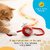 Interactive Smart Rolling LED Ball Toy for Cats, Automatic & USB Rechargeable Chase Ball with Speedy Tail Rope, Indoor Kitten Puppy- Pet Exercise, IQ Training, Fun & Engaging for Dogs & Cats