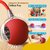 Interactive Smart Rolling LED Ball Toy for Cats, Automatic & USB Rechargeable Chase Ball with Speedy Tail Rope, Indoor Kitten Puppy- Pet Exercise, IQ Training, Fun & Engaging for Dogs & Cats