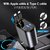 120W Fast Car Charger (2026 New Version) with 80CM Retractable Type-C & 30-pin Port Cables  Simultaneous Charging for 4 Devices  Universal Car Mobile Charger for All Smartphones & Tablets