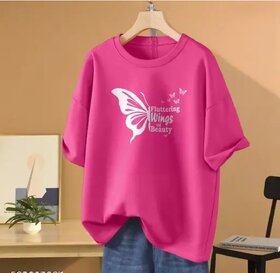 Loose fit T-shirt women Trendy printed T-shirt Aesthetic oversized T-shirt Retro oversized T-shirt Premiu