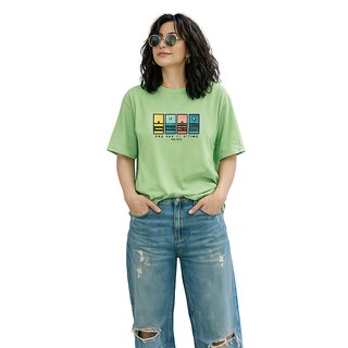 Hellknit Premium Cotton Oversized Drop Shoulder T-Shirt