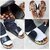 Acupressure Slippers Lightweight Relaxing Foot Feet Massager Slipper Chappal For Good Health Accu Paduka Sliders For Indoor Outdoor Washable Footwear Slippers (1Pair) (Large)