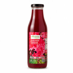 Nirvana Organic Buransh Squash - Antioxidant-Rich Natural Drink Mix - Healthy Beverage Base