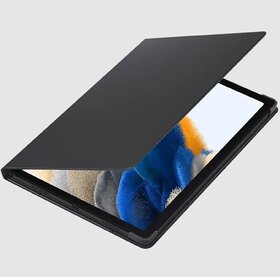 SAMSUNG EF-BX200PJEGIN Flip Cover for Galaxy Tab A8 (Sleek Design, Dark Gray)