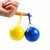 (Pack of 1 ) Mini Ball Raincoat with Keychain | Portable Disposable Emergency Rain Poncho Lightweight Travel Raincoat