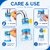(Pack of 2) 360 Rotating Splash-Proof Faucet Nozzle with Expandable Filter for Sink  Bathroom (Multicolor)