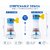 (Pack of 2) 360 Rotating Splash-Proof Faucet Nozzle with Expandable Filter for Sink  Bathroom (Multicolor)