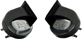 LUMAX LU-060L-WT-DT WIND TONE HORN BLACK 12V SET IMP SET OF 2-61008633Play-320