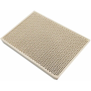 Infrared Honeycomb Rectangular Ceramic Plate Size 132x92x13mm , Make from Cordierite Material and temperature Sustain Up