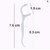 (Pack of 10) Dental Toothpick Flossers Toothpick Cleaners for Oral Care 