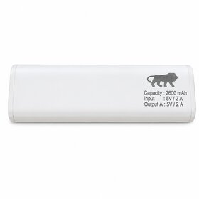 Unv 2600 Mah Power Bank (15 W, Fast Charging) (White, Lithium-Ion)B_Play-3077