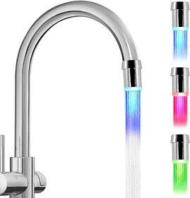 Led Faucet Light, For Bathroom & Kitchen, No Batteries Required (Pack Of 1) Swan Neck Faucet (Single Handle Installation Type)