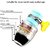 (Pack of 1) Water Filter Multi layer Activated Carbon Water Filter Faucet for Tap Cleaner Filter Water Purifier Cartridge Alkaline Taps For Kitchen Sink Bathroom Wash Basin