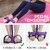 Portable 4-Tube Pull Reducer for Full Body Workout, Pedal Puller Resistance Band  Tummy Trimmer for Belly Fat Reduction, Yoga Stretching, Crossfit Exercise, Home Gym Equipment for Men  Women