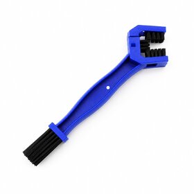 NEW IDEA 3-Sided Chain Cleaning Brush for Motorcycle, Bicycle  Scooter  Heavy-Duty Nylon Bristles  Deep Cleaning Tool