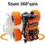 (Pack of 2 Cars) Big Size Monster Truck Toy for Kids | 360 Rotating Stunt Friction Powered 4WD Push and Go Vehicle|Gift Toy for Boys Girls Toddlers | Birthday Return Gift for Kids