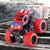 (Pack of 2 Cars) Big Size Monster Truck Toy for Kids | 360 Rotating Stunt Friction Powered 4WD Push and Go Vehicle|Gift Toy for Boys Girls Toddlers | Birthday Return Gift for Kids