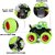 (Pack of 2 Cars) Big Size Monster Truck Toy for Kids | 360 Rotating Stunt Friction Powered 4WD Push and Go Vehicle|Gift Toy for Boys Girls Toddlers | Birthday Return Gift for Kids