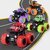 (Pack of 2 Cars) Big Size Monster Truck Toy for Kids | 360 Rotating Stunt Friction Powered 4WD Push and Go Vehicle|Gift Toy for Boys Girls Toddlers | Birthday Return Gift for Kids
