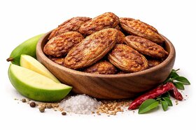 Masala Ambula | Traditional Sun-Dried Salty Mango with Spices | Authentic Odia Taste | Perfect for Pakhala & Dahi Pakhala | Raw Mango Pieces With Masala | 200g | Ewsip (200 Grams)