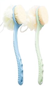 (Pack of 2) Body Scrubber Exfoliating 3D Bath Brush - Dead Skin Brush, Super Soft Body Shower Brush to Spa, Reusable for Adults, Children and Pregnant Women