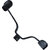 Gear Lever Compatible for Glamour Car Gear Lever (Silver)