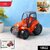 Friction-Powered Tractor Toy for Children | Realistic Farm Vehicle with Free-Wheel Action |Battery-Free Educational Toy for Boys & Girls | Outdoor & Indoor Play Tractor (1 Pc)